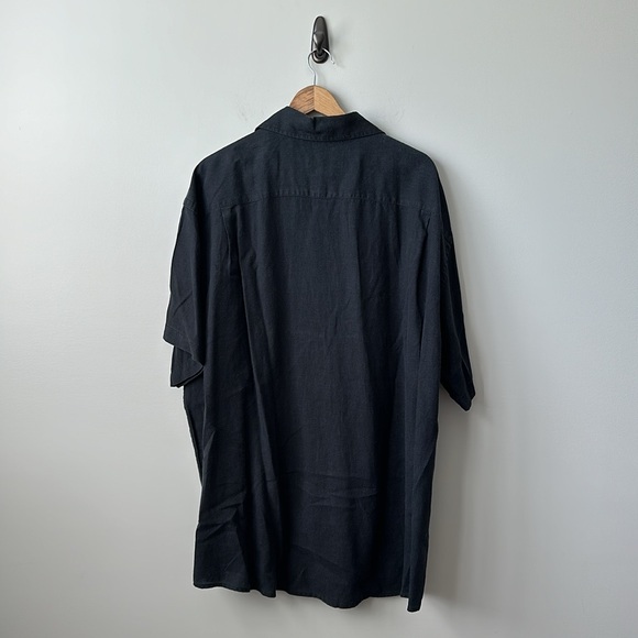 Men’s Orvis Dark Gray Lightweight Hemp Tencel shortsleeved button down XXL - Picture 4 of 5